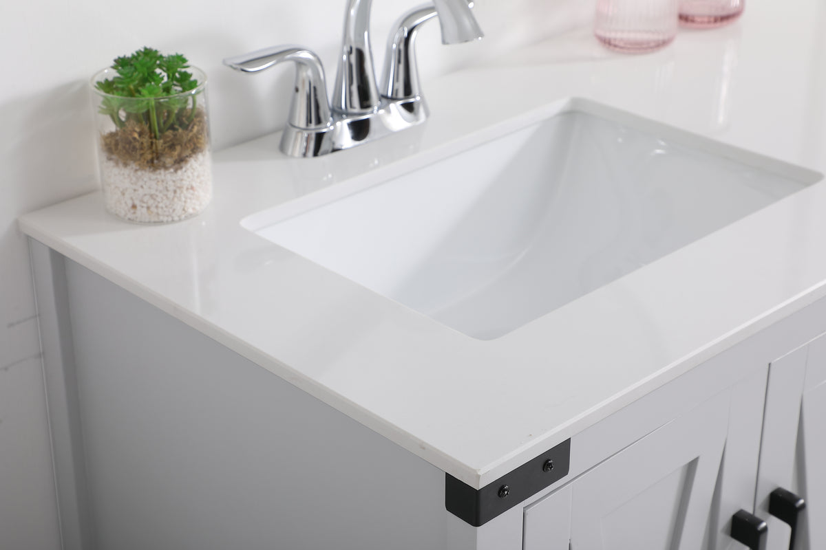 36 inch bathroom vanity in Grey
