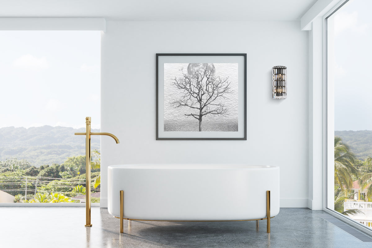 Maxime 8 inch black wall sconce