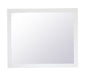 Aqua rectangle vanity mirror 30 inch in White