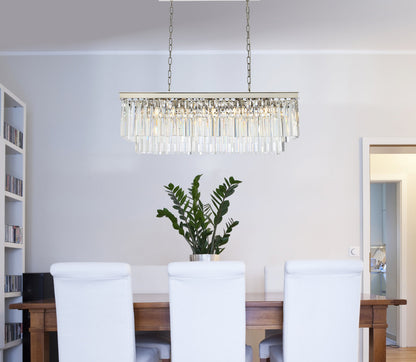 Sydney 12 light polished nickel Chandelier Clear Royal Cut Crystal