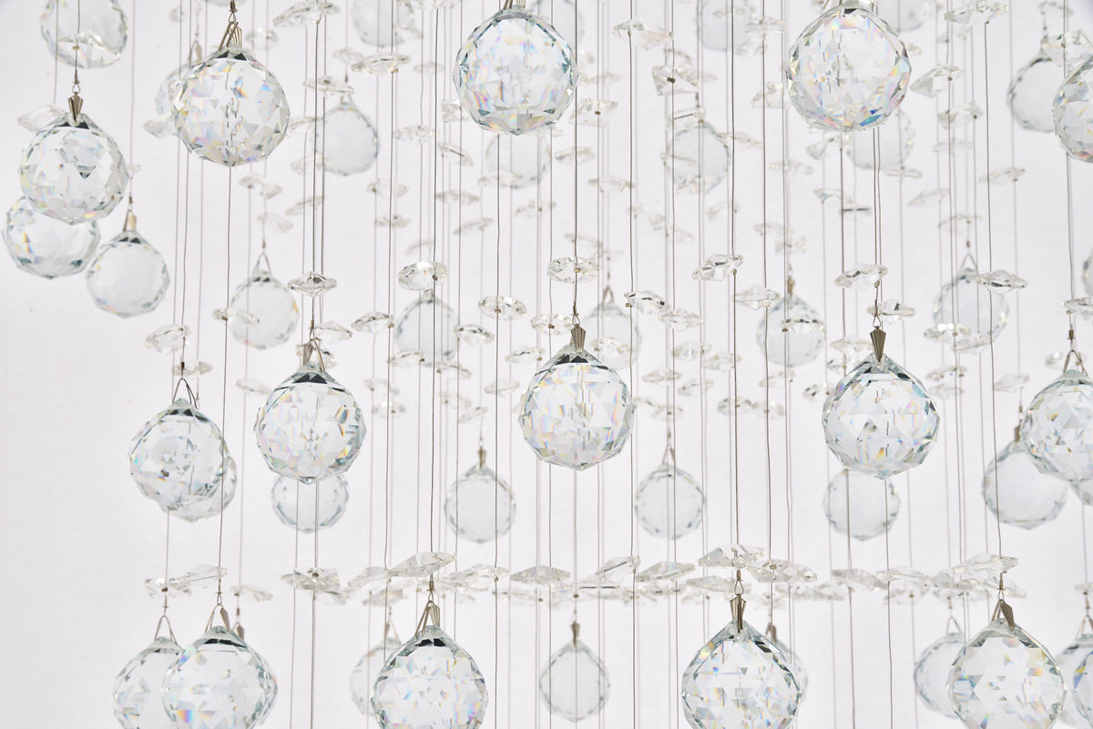 Galaxy 13 light Chrome Chandelier Clear Royal Cut Crystal