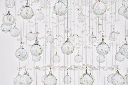 Galaxy 13 light Chrome Chandelier Clear Royal Cut Crystal