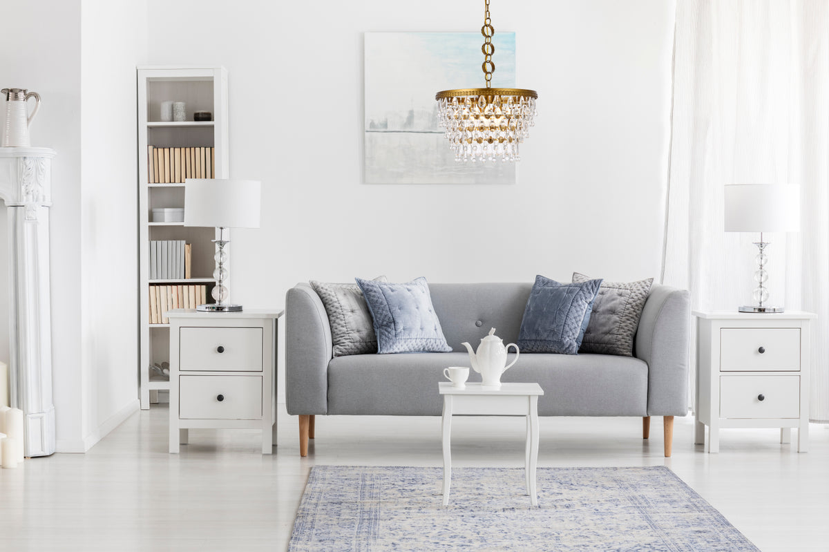 Nordic 5 lights brass pendant