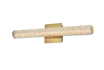 Bowen 24 inch Adjustable LED Wall Sconce in Satin Gold