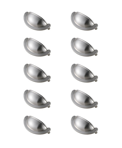 Claude 2-3/4" Center to Center Brushed Nickel Cup Bar Pull Multipack (set of 10)