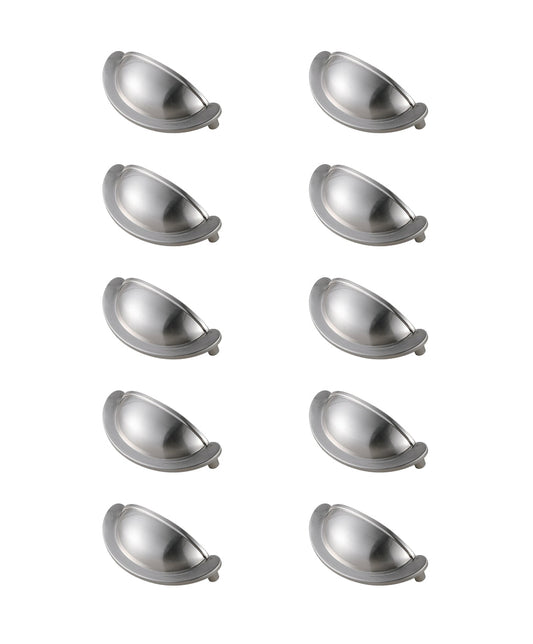 Claude 2-3/4" Center to Center Brushed Nickel Cup Bar Pull Multipack (set of 10)