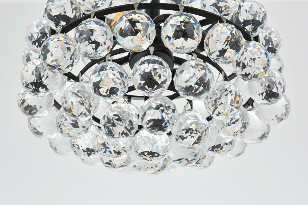 Savannah 12 inch pendant in black