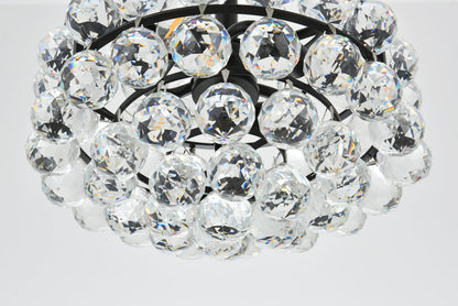 Savannah 12 inch pendant in black