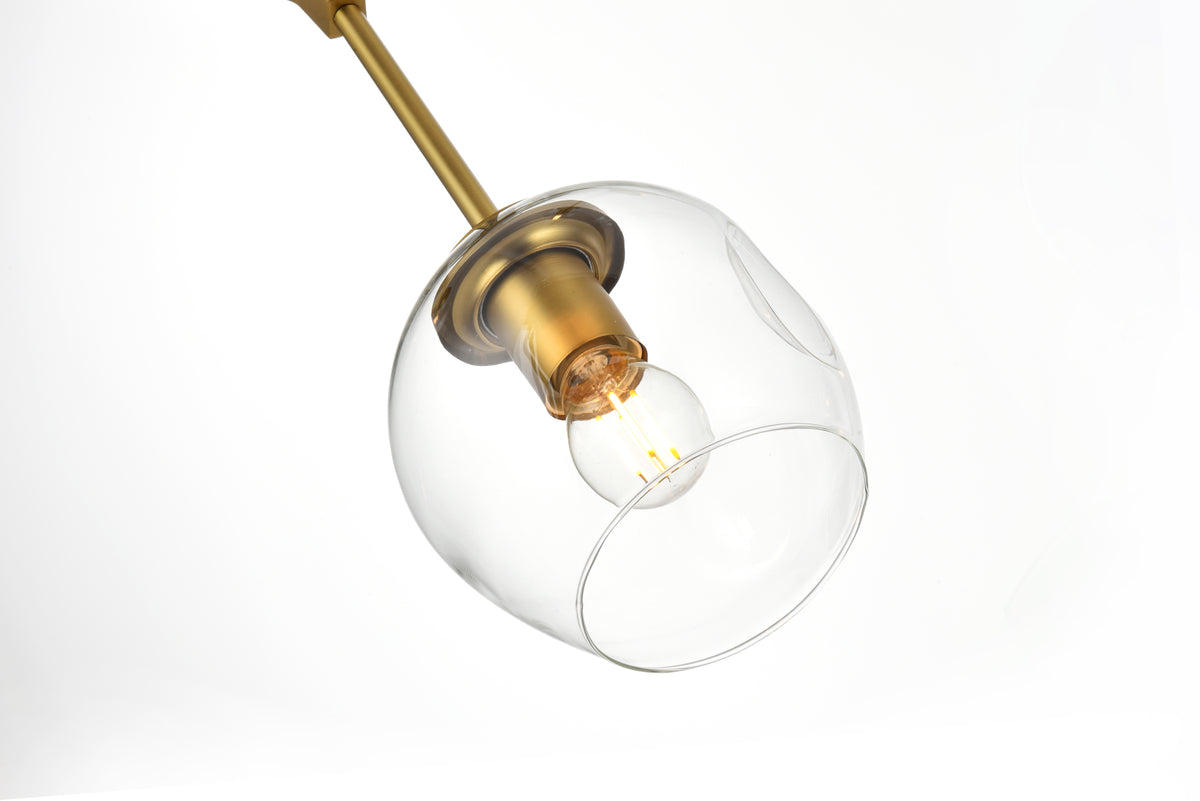 Cavoli 70 inch Chandelier in Brass