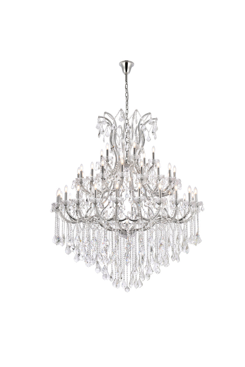 Maria Theresa 49 light Chrome Chandelier Clear Royal Cut Crystal