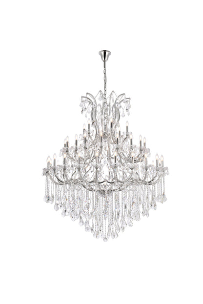 Maria Theresa 49 light Chrome Chandelier Clear Royal Cut Crystal