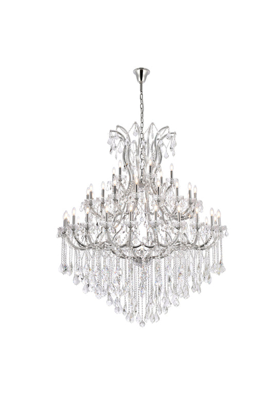 Maria Theresa 49 light Chrome Chandelier Clear Royal Cut Crystal
