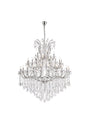 Maria Theresa 49 light Chrome Chandelier Clear Royal Cut Crystal
