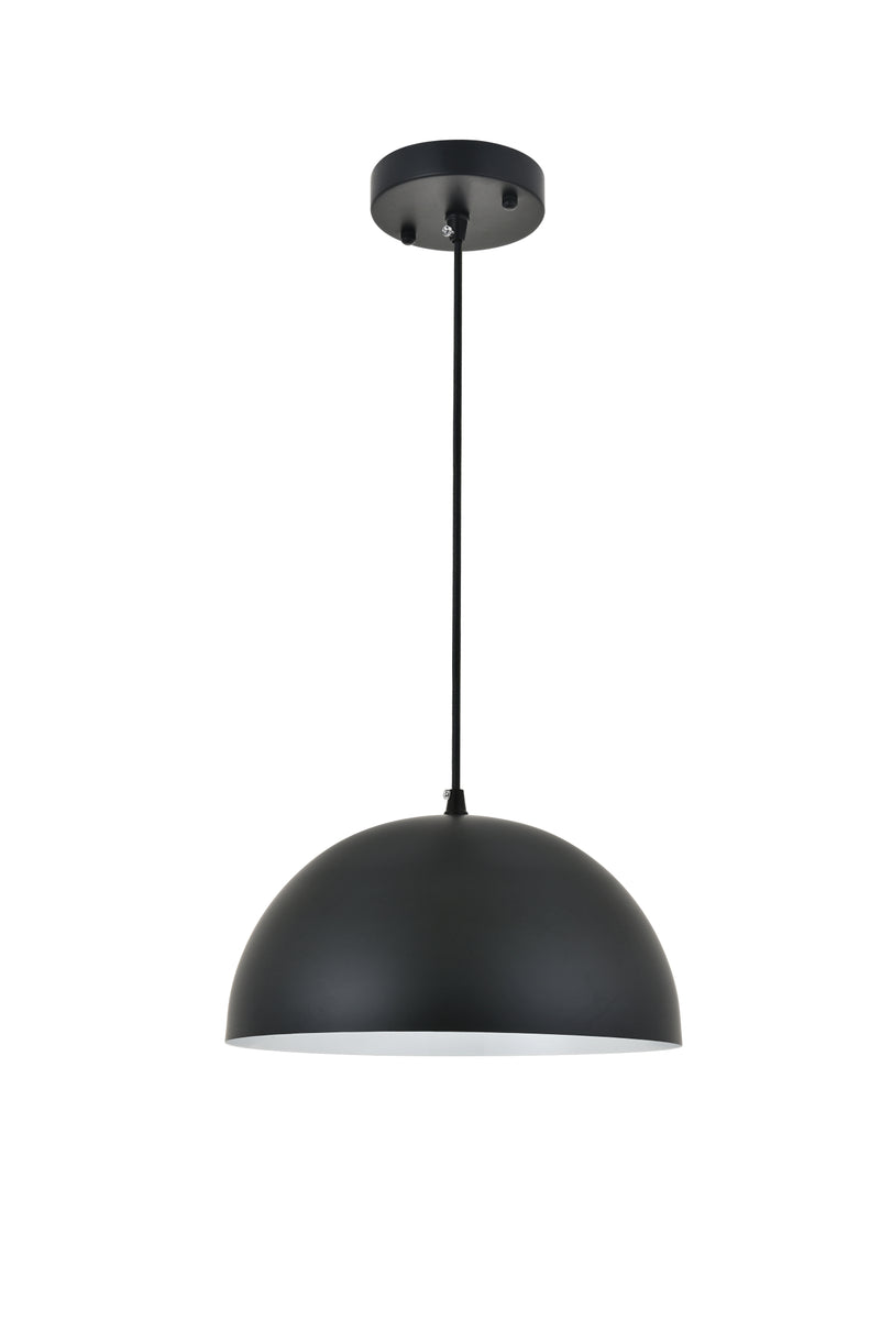 Forte 1 light black Pendant