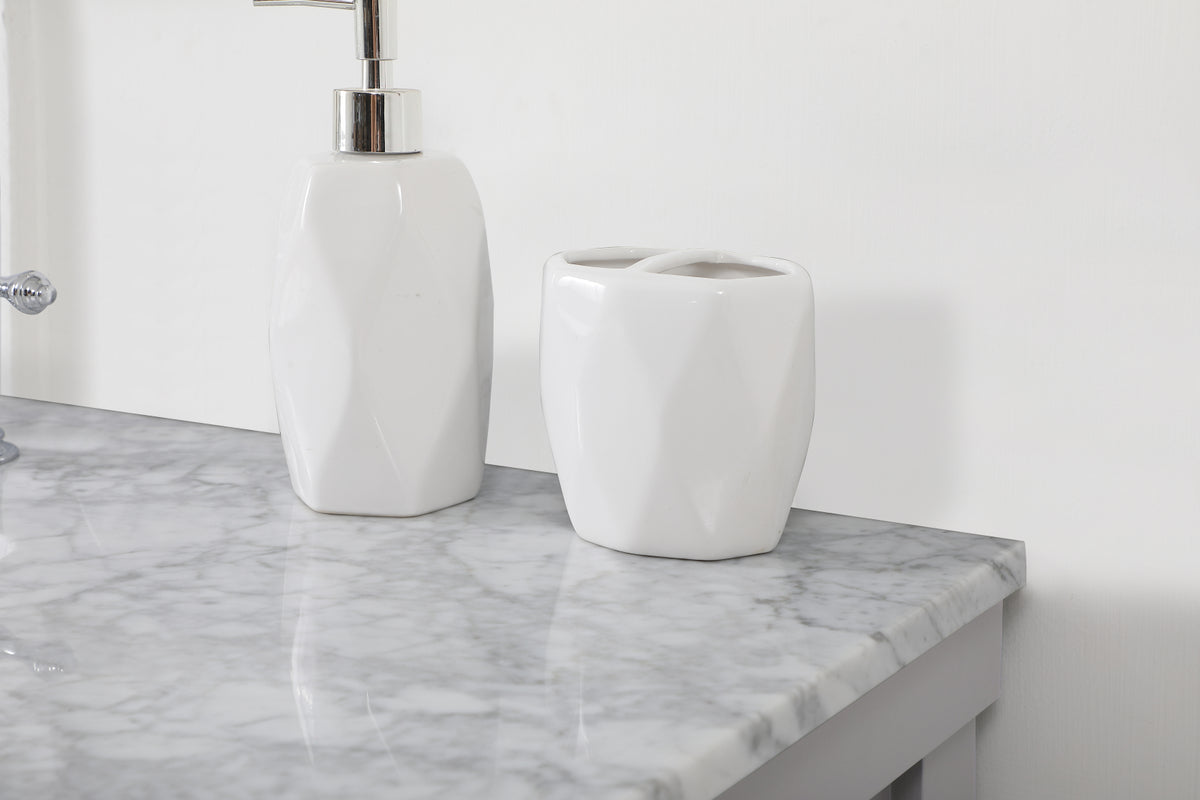 42 inch Single bathroom vanity in grey