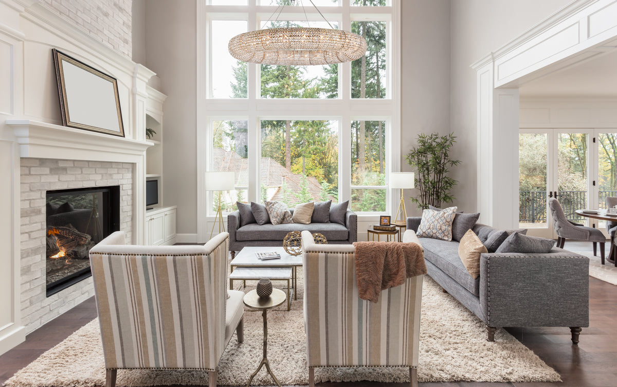 Paris 24 light Brass Chandelier Clear Royal Cut Crystal