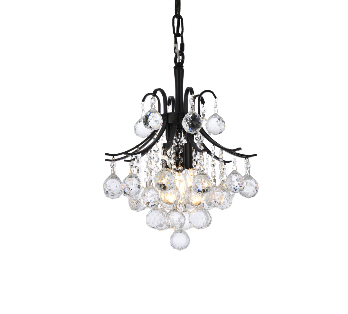 Toureg 12 inch black pendant