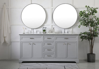 72 inch double bathroom vanity in grey