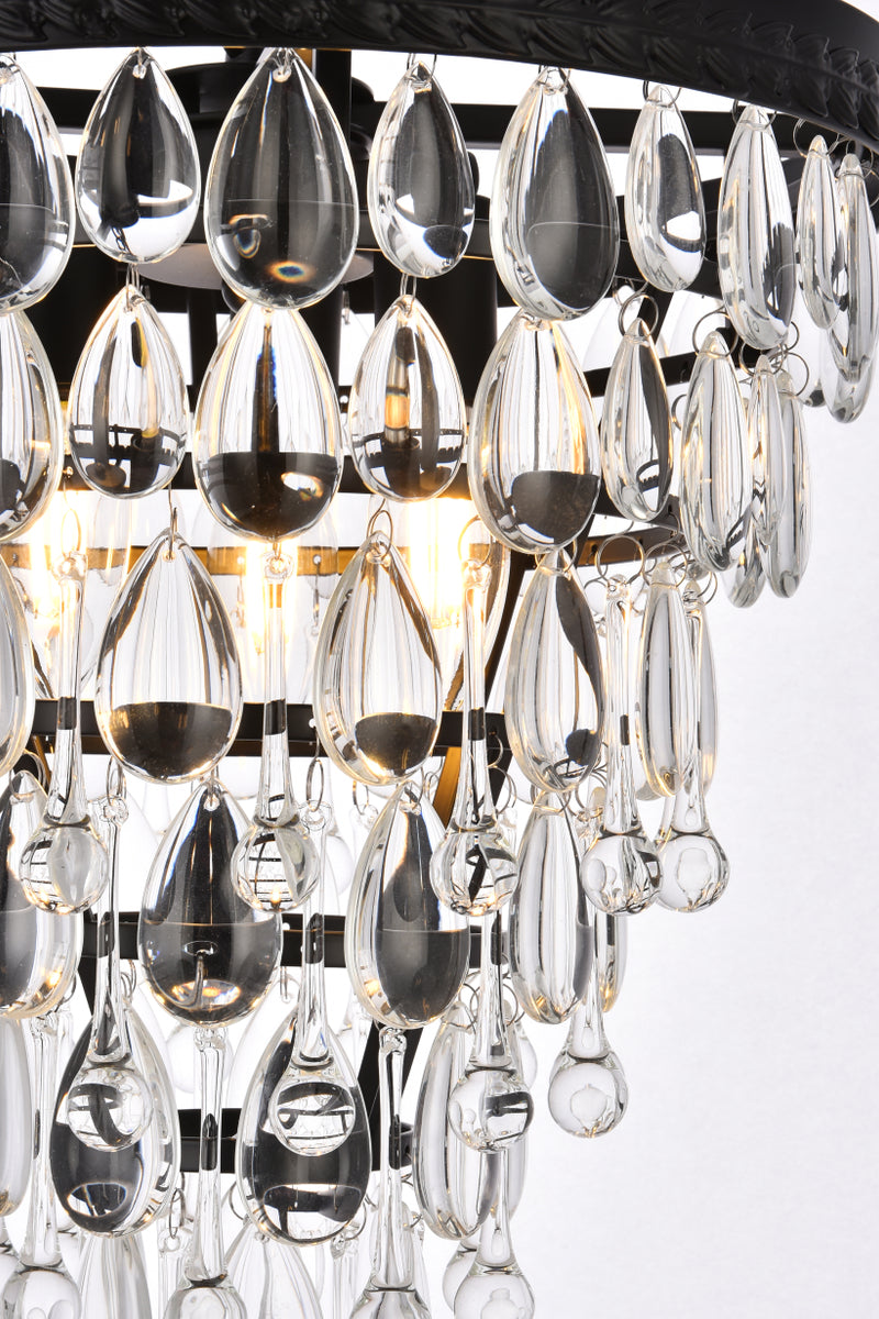 Nordic 3 lights black pendant