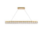 Valetta 48 inch LED linear pendant in gold