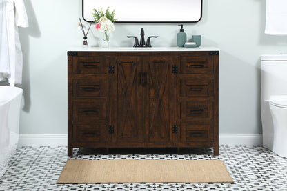 48 inch Single bathroom vanity in expresso