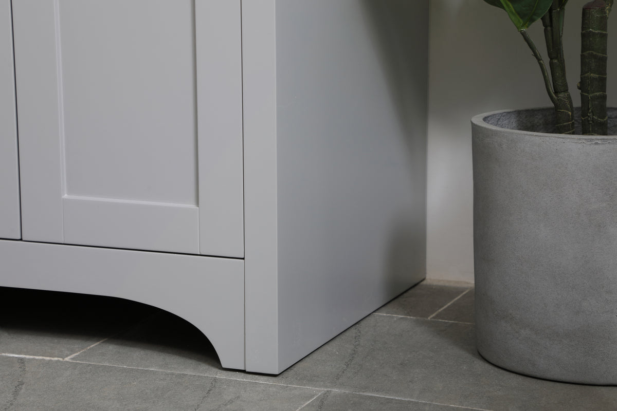 24 inch Single Bathroom Vanity in Grey