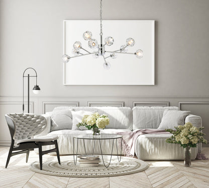 Graham 12 Light Pendant in Chrome