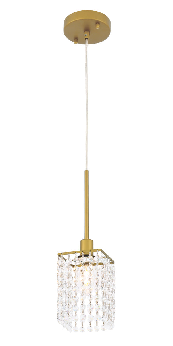 Taylor 1 light Brass Pendant