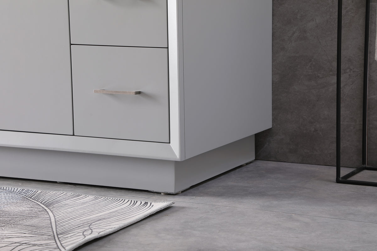 48 Inch SIngle Bathroom Vanity In Grey