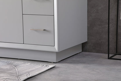 48 Inch SIngle Bathroom Vanity In Grey