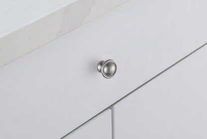 Kadea 1.2" Diameter Brushed Nickel Mushroom Knob Multipack (Set of 10)