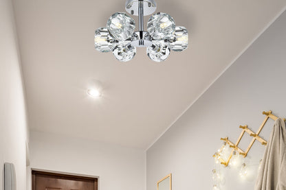 Eren 14 inch Flush Mount in Chrome