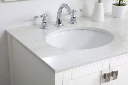 36 inch Single Bathroom Vanity in White