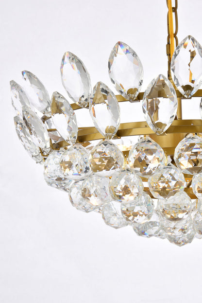 Emilia 18 inch pendant in brass