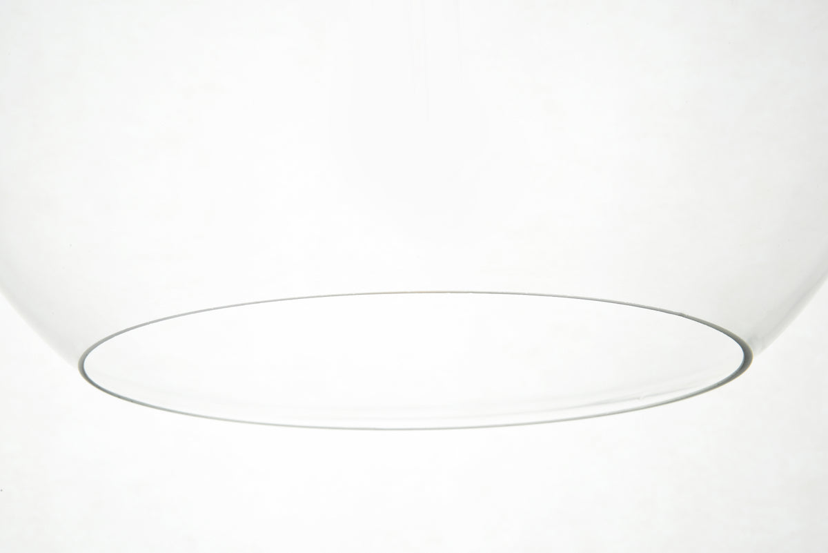 Baxter 1 Light Chrome Pendant With Clear Glass