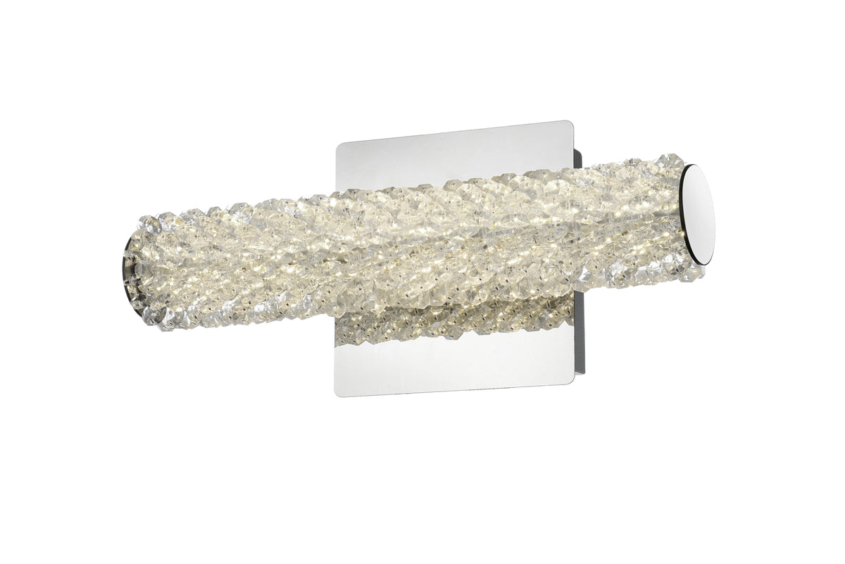 Bowen 12 inch Adjustable LED Wall Sconce in Chrome