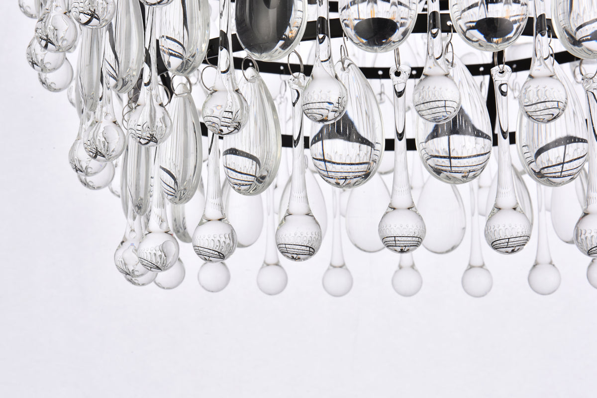 Nordic 5 lights black pendant