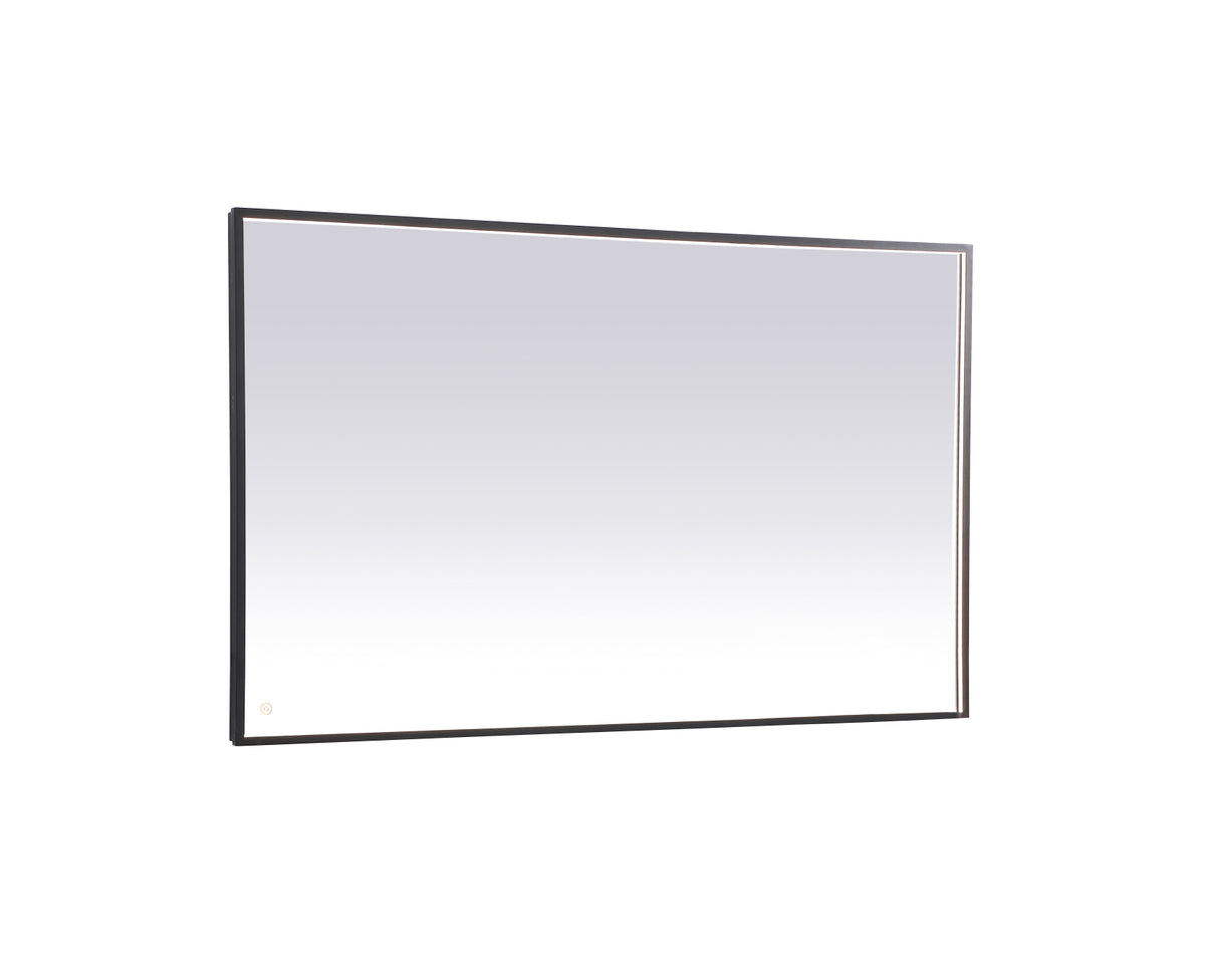 Pier 36x60 inch LED mirror with adjustable color temperature 3000K/4200K/6400K in black