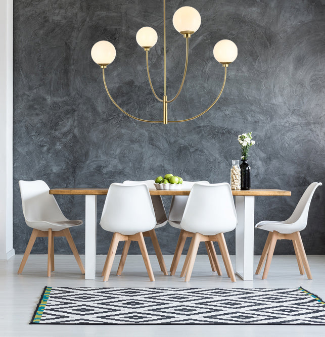 Nyomi 42 inch chandelier in Brass