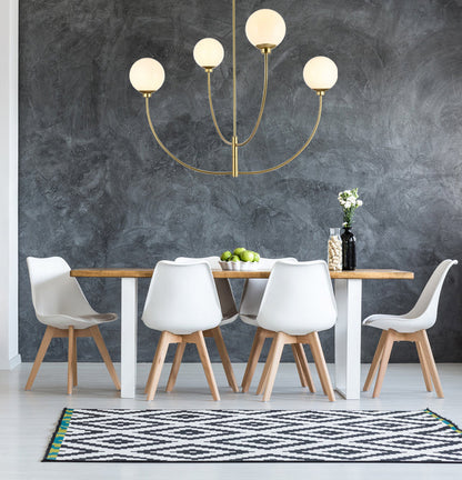 Nyomi 42 inch chandelier in Brass