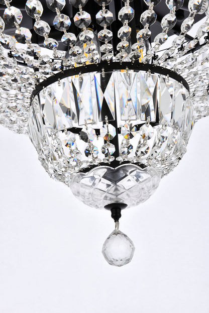 Tranquil 20 inch black flush mount