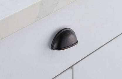 Atticus 3" Center to Center Oil-rubbed Bronze Cup Bar Pull Multipack (set of 10)