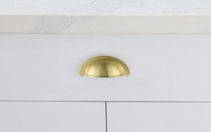 Claude 2-3/4" Center to Center Brushed Gold Cup Bar Pull Multipack (set of 10)