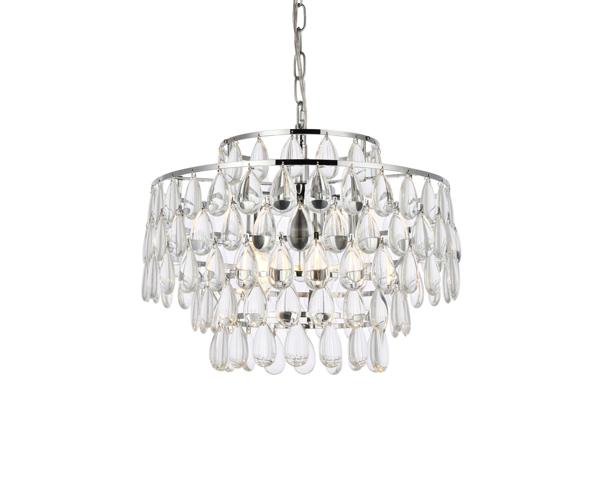 Mila 18 inch pendant in chrome