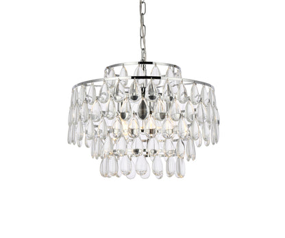 Mila 18 inch pendant in chrome