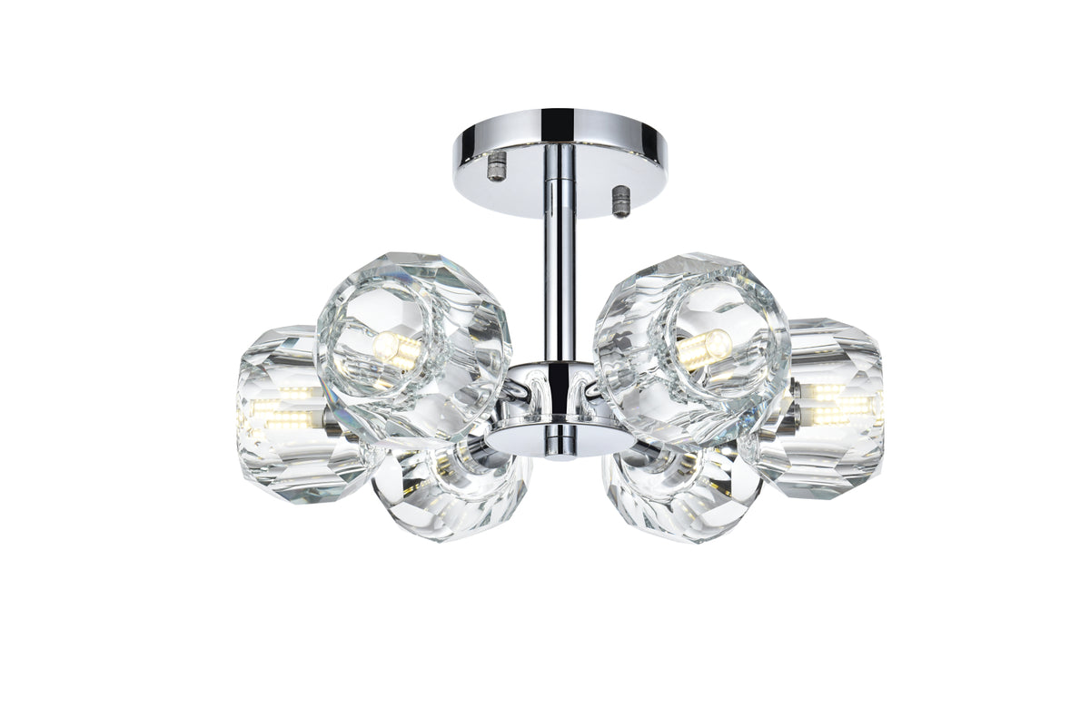 Eren 14 inch Flush Mount in Chrome