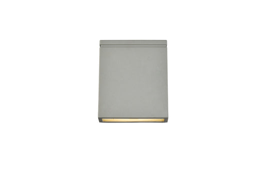 Raine Integrated LED wall sconce  in silver