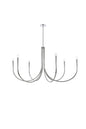 Layne 55 inch chandelier in Chrome