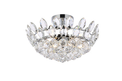 Emilia 16 inch flush mount in chrome