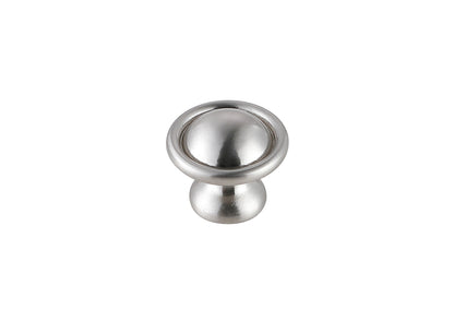 Kadea 1.2" Diameter Brushed Nickel Mushroom Knob Multipack (Set of 10)